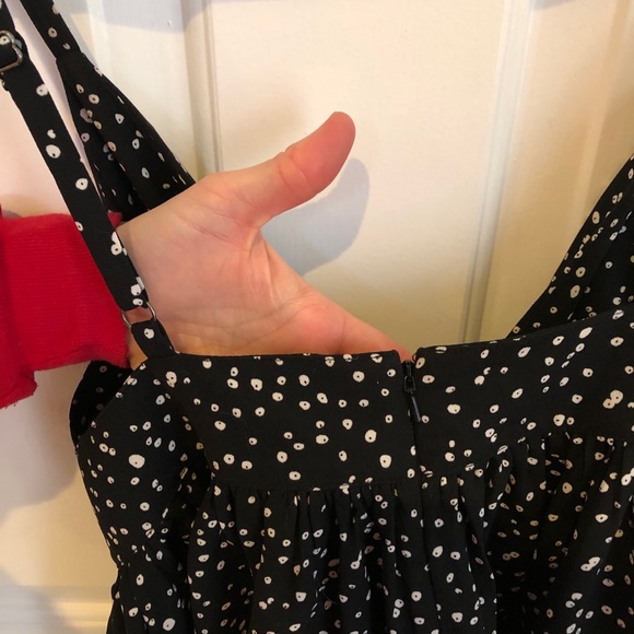 Leith v neck peplum spaghetti strap top - Picture 10 of 11